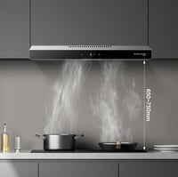 Gasland Chef SR60SS Páraelszívó 60 cm Rozsdamentes Acél Érintőképernyős Vezérlés 202 m³/h Szénszűrő LED Világítás - 60 cm, Silver 8