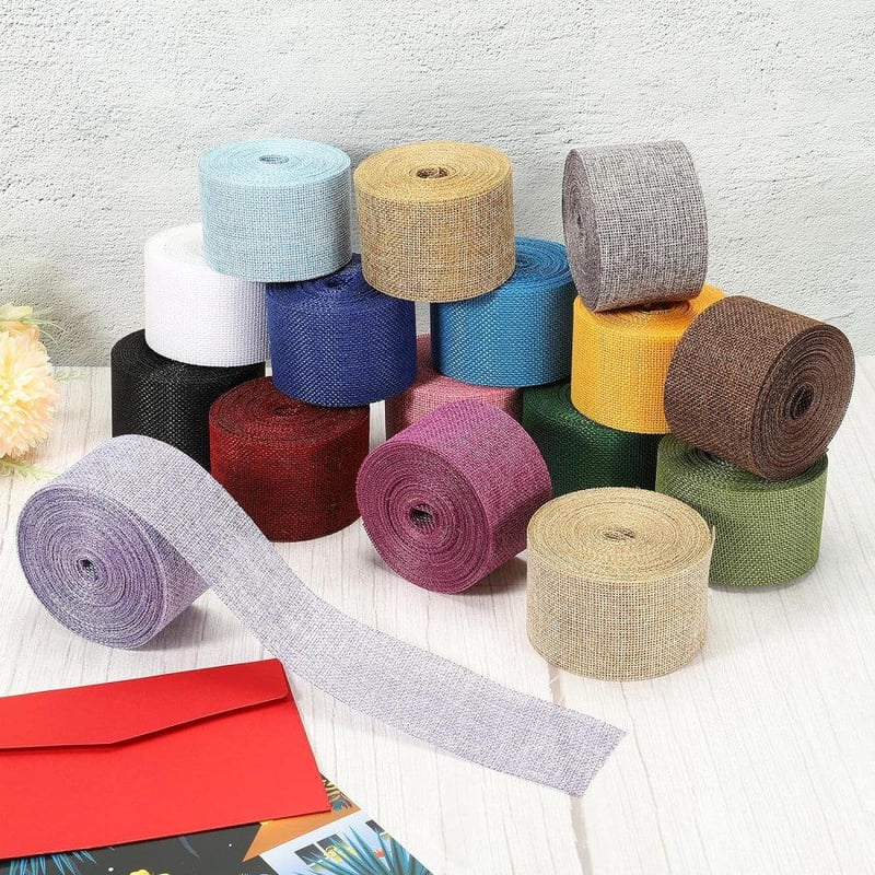 Kék Leinen Szalag 2" x 11 Yard - DIY Csomagolóanyag