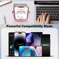 Rózsaszín NEWZEROL lépésszámláló USB-vel, 2 telefon támogatással 2