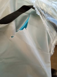 Cort de plajă pop-up WolfWise cu protecție UV 50+, pentru 3-4 persoane, albastru, cort portabil de protecție solară — secțiune ruptă a genții (stare: vezi a 2-a fotografie) 2