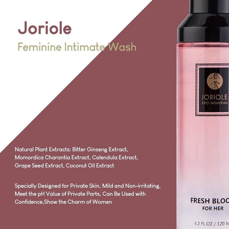 Joriole pH-semleges Női Intim Mosakodó - Illatmentes, Parabénmentes, Természetes