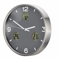 Bresser MyTime io NX Funk rádióvezérelt falióra hőmérővel és páratartalom-mérővel, 30 cm — külső vezérlő nélkül (állapot: lásd a 2. képet) 1