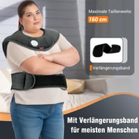Comfytemp Infravörös Súlyozott Nyak és Vállmelegítő Párna, 1,1 kg, 6 Hőfokozat, 1-3 Órás Időzítő, 57x50 cm, Mosható  7