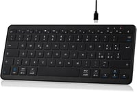 Qulose Wireless Bluetooth Billentyűzet 12 Hüvelykes Eszközökhöz - silver 6