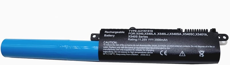 FengWings 3500 mAh A31N1519 laptop akkumulátor Asus X540, R540, F540 sorozathoz - Kompatibilis X540LA, X540LJ, X540SA, F540LA modellekkel, f