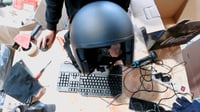 Westt Jet Retro Kaciga s ECE 22.06 Certifikatom - Odrasla Unisex Metalik Bijela Poluotvorena Moto Kaciga za Chopper Skuter Moped 7
