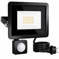 Brightown LED reflektor so snímačom pohybu 25W 2200LM IP66 vodotesné vonkajšie svietidlo 6000K — netestované (bez zástrčky) (stav: viď 2. obrázok) 1