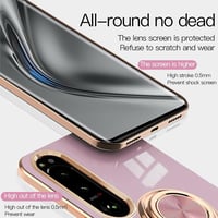 Sony Xperia 10 IV Lila Védőtok 360°-os Állvánnyal és Mágneses Autótartóval 3