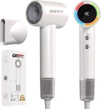 GRT PRO SmartAI-Temp Pro Hajszárító - 2200W, 200 Millió Negatív Ion, 340g Ultrakönnyű, AI Hőmérséklet Szabályozás, Gyorsszárítás, Utazáshoz  1