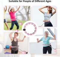 BubbaCare Okos Hula Hoop Karika Felnőtteknek - Állítható, Fogyasztó Edzőeszköz 6