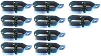 BawiTec-Badewien 10 db 100mm Zöld Kerítésfeszítő - Drótháló Feszítő Elem Nylon Anyagból 3,1-3,8 mm Dróthoz - Zipzáras Rögzítés 1