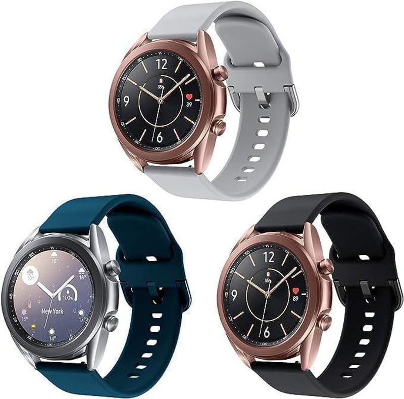 Samsung Galaxy Watch 3 41mm-es Aimtel szilikon szíj