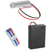 CTRICALVER 520 nm Zöld Kereszt Lézer Modul 3-5V - Műanyag Lencsével, Sorkapcsokkal és AA Elemtartóval - Ipari Szintezéshez, DIY Projektekhez 1