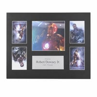 Tlačená fotokoláž — HWC Trading FR Robert Downey Jr Ironman s tlačeným podpisom (replika) 1