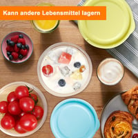 Spoilu színes pizzatészta érlelő doboz szett fedéllel, 6 darabos 6