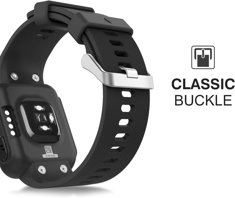 MoKo Szilikon Óraszíj Garmin Forerunner 35 GPS Futóórához - Cserélhető Sportpánt 2 Csavarhúzóval és 6 Csavarral