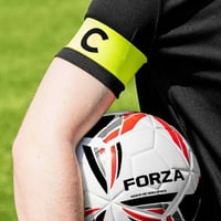 YINGLUOEU 4 db Színes Futball Kapitány Karszalag - Állítható Méretű Rugalmas Csapatkapitány Karszalag Különböző Labdajátékokhoz 2