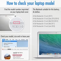 NinjaBatt MacBook Air 13" akkumulátor - 7200mAh, 2010-2017 modellekhez 2
