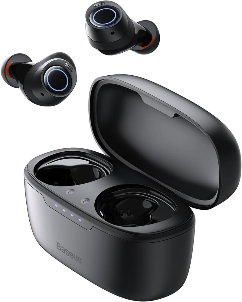 Baseus Bluetooth fülhallgató 48dB ANC, 140 óra üzemidő, IPX6 vízálló, 4 mikrofon