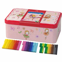 Faber-Castell 155534 Connector set flomastera Balerina u metalnoj kutiji, (nepotpun, korišteno) — set od 22 komada 2