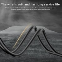 XMSJSIY Fekete USB 2.0 - 9 Tűs Alaplap Hosszabbító Kábel 6