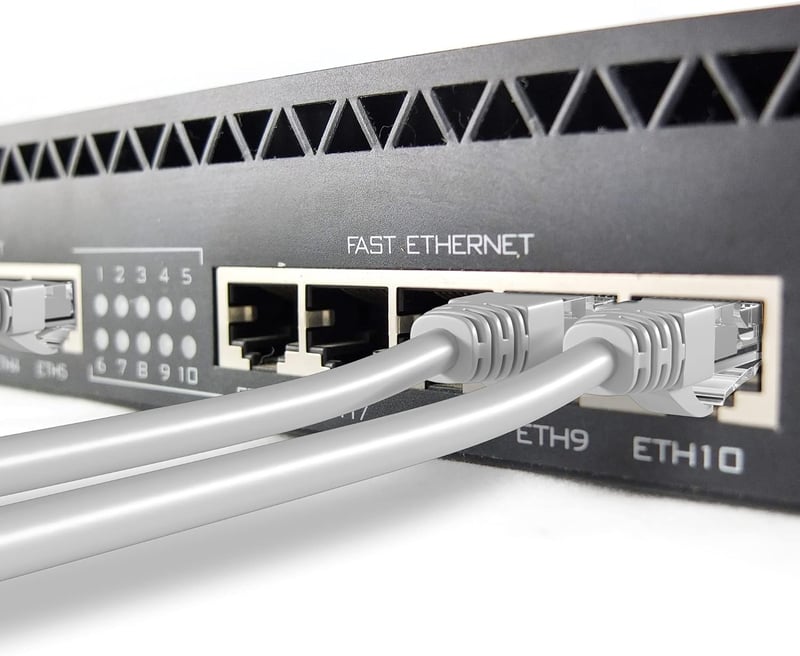 Mr. Tronic 25m Cat6 Ethernet kábel, gyors internet, szürke, UTP CCA, 1Gbps