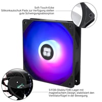 Thermalright TL-C12C-S 120mm ARGB CPU hűtő ventilátor, 3 darabos csomag 4