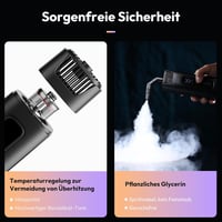 ULANZI FM01 Mini Ködgép - 40W Hordozható Füstgép 10m Távirányítóval, Akkumulátoros Ködösítő Fotózáshoz, Videózáshoz, Esküvőre, Partikra 6