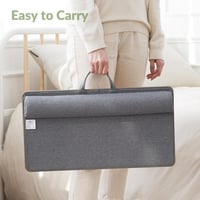 ergomi Laptop Párna Tálca - Ágyban/Kanapén Használható Notebook Tartó, Fa Hatású Asztallap 17" Laptopokhoz, Csúszásgátló Felülettel, Otthoni 4