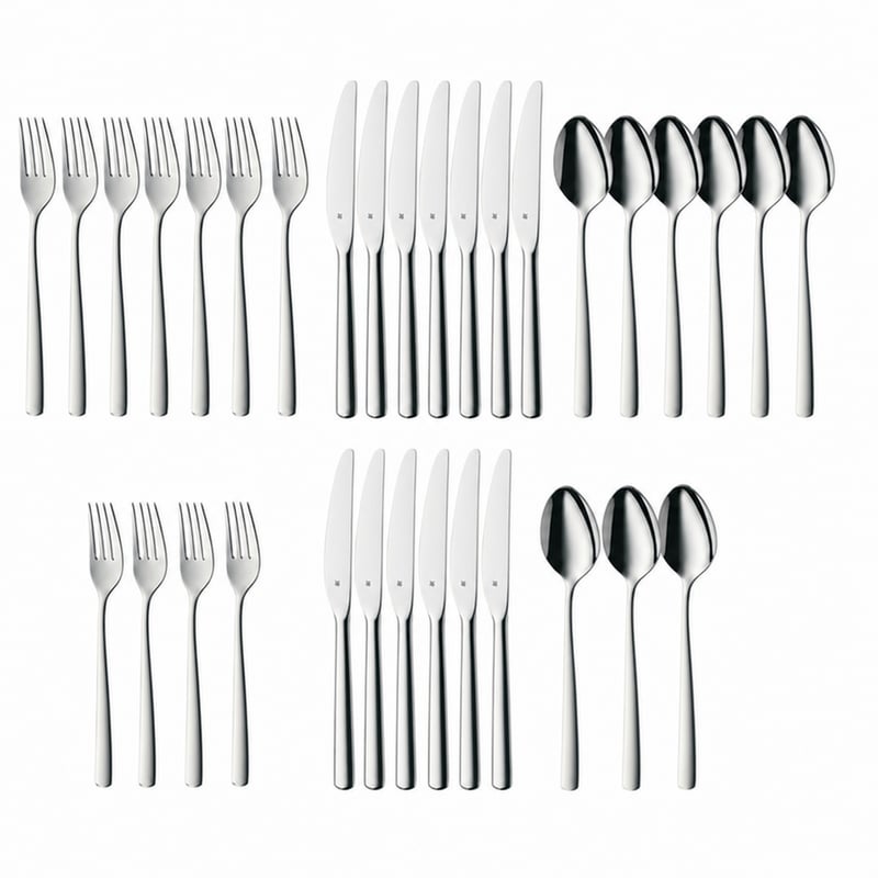 WMF Boston Cromargan evőkészlet 29 db, 6 személyes, rozsdamentes acél, ezüst, mosogatógépben mosható