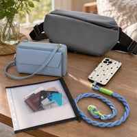 Set Urban: șnur telefon + geantă telefon + mapă A5 + geantă umăr 1