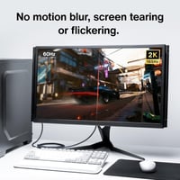IVANKY DisplayPort kábel 4K 60Hz, 2K 144Hz, 1080p 240Hz, FreeSync G-Sync gamer monitor PC grafikus kártya 1m szürke 5
