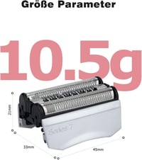 Braun Series 7 borotvafej, 2db - Kompatibilis 720s, 730s, 740s, 750, 760cc modellekkel 7