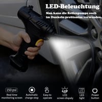 Hordozható elektromos légpumpa 2400 mAh akkuval - matracokhoz, úszógumikhoz 5