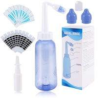 Orröblítő készlet felnőtteknek - 300ml-es Neti kancsó, sópárnák, hőmérő matricával 1