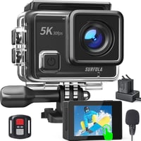 Surfola 5K Akciókamera 40M Vízálló WiFi EIS Stabilizátor 24MP Külső Mikrofonnal 1