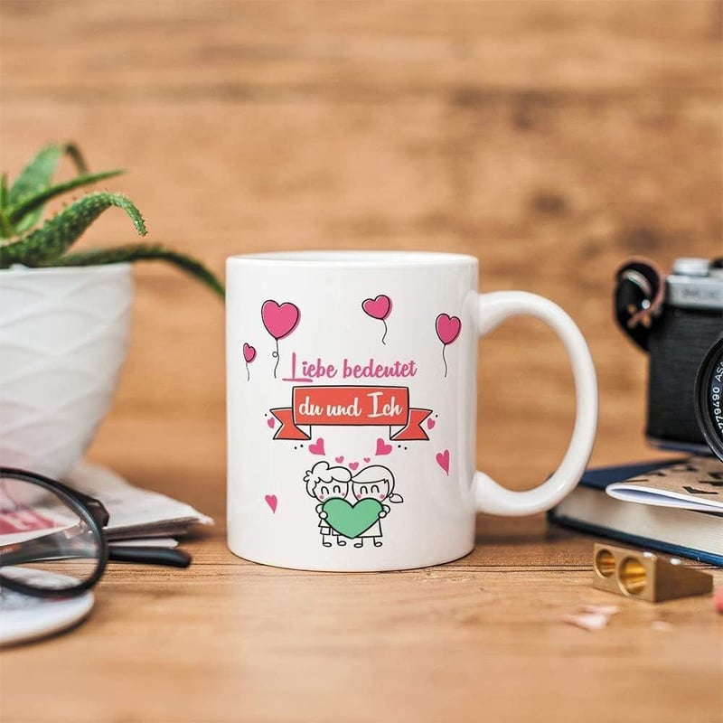 MUGFFINS Szerelmes Pároknak Német Feliratos Bögre 350 ml