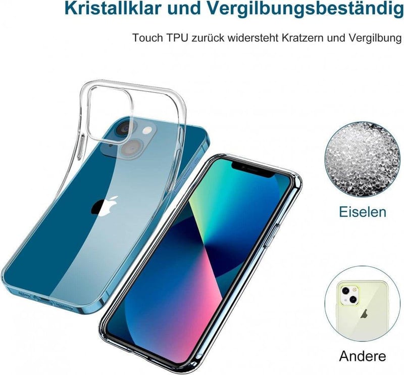 iPhone 13 Átlátszó Ütésálló Szilikon Védőtok