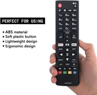 FOXRMT AKB75095308 Univerzális Távirányító LG Smart TV-hez - Beállítás Nélküli Használat, 10m Hatótáv, Kompatibilis 60UJ6309 65UJ6309 43LJ61 5