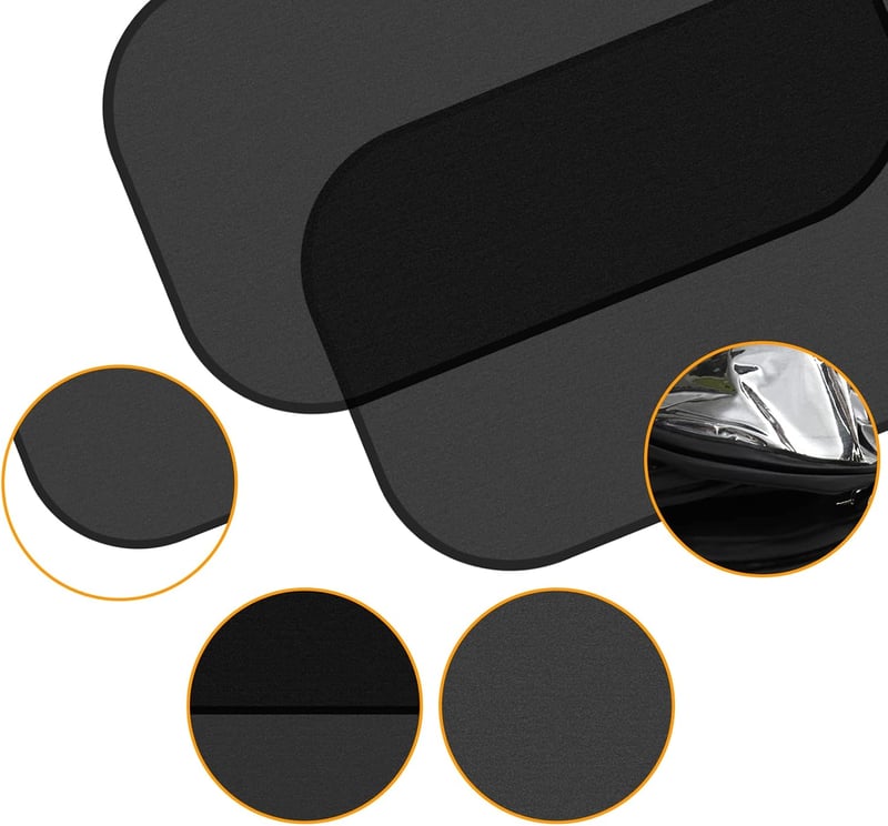 LOTUS POWER Dupla rétegű autós napellenző - Univerzális, PVC-s, 2 db-os szett