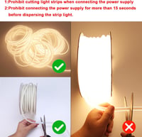 BENLUN 20m IP65 Vízálló COB LED Szalag 3000K Meleg Fehér - Kültéri Flexibilis Vágható 220V Világítás EU Csatlakozóval, Építkezéshez, Hálószo 6