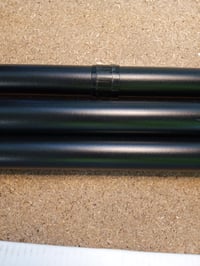 LOBUX Čierna teleskopická záclonová tyč bez vŕtania 110-250 cm, Ø 32 mm, výsuvná tyč na sprchový záves, na oblečenie, na sieť pre mačky, upínacia tyč 5