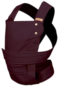 marsupi Babahordozó - Újszülötteknek Születéstől 15 kg-ig - Tépőzáras Rögzítés - Könnyű és Kompakt Kialakítás - 100% Pamut - Classic/Berry S 1