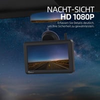 eRapta Mágneses Vezeték Nélküli Tolatókamera 7" IPS Monitorral - 1080P Felbontás, 2 Perces Telepítés, 9600 mAh Akkumulátor, 150° Látószög, U 6