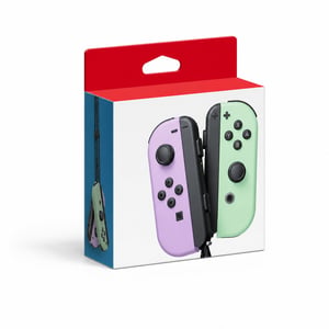 Nintendo Joy-Con par – pastelno ljubičasta i pastelno zelena – Nintendo — Jedan dodatak za remen za zglob nedostaje (stanje: vidi 2. sliku)