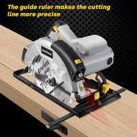 Enventor 1200W Körfűrész Vezetősínnel - 185mm Átmérőjű Fűrészlappal, 2 Pengével (24T+40T), 5800 RPM, Lézeres Vezetővel, Fa, Fém és Csempe Vá 6