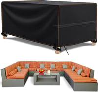 MUPAS 420D Oxford vízálló kerti bútor takaró 300x250x100cm tárolózsákkal 1