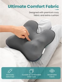 BOB AND BRAD EZBack Elektromos Hátmasszírozó Fűtéssel, Shiatsu 3D Gyúró Nyak Masszázsgép, Izomfájdalom Enyhítő Párna Hátra Nyakra Lábra 9