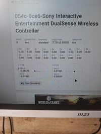 Controler wireless PlayStation DualSense pentru PS5 — defect, funcționează parțial: stick-ul stâng are drift (stare: vezi a 2-a imagine) 2