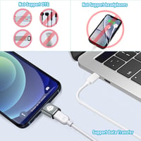 iPhone 15 gyorstöltő adapter szett: 35W Lightning-USB C + 20W USB C-Lightning, CarPlay támogatással 2
